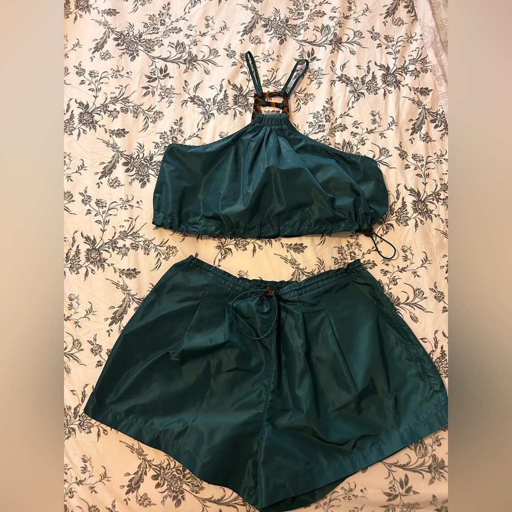 Staud green matching set